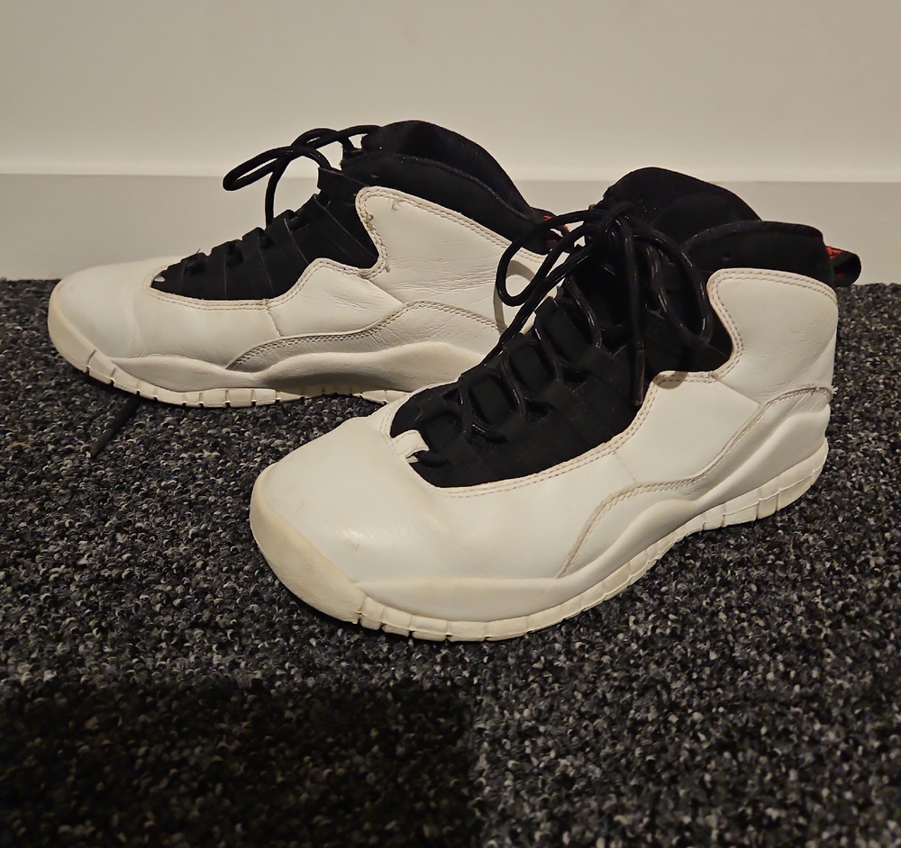 Jordan Kids Black and White Sneakers